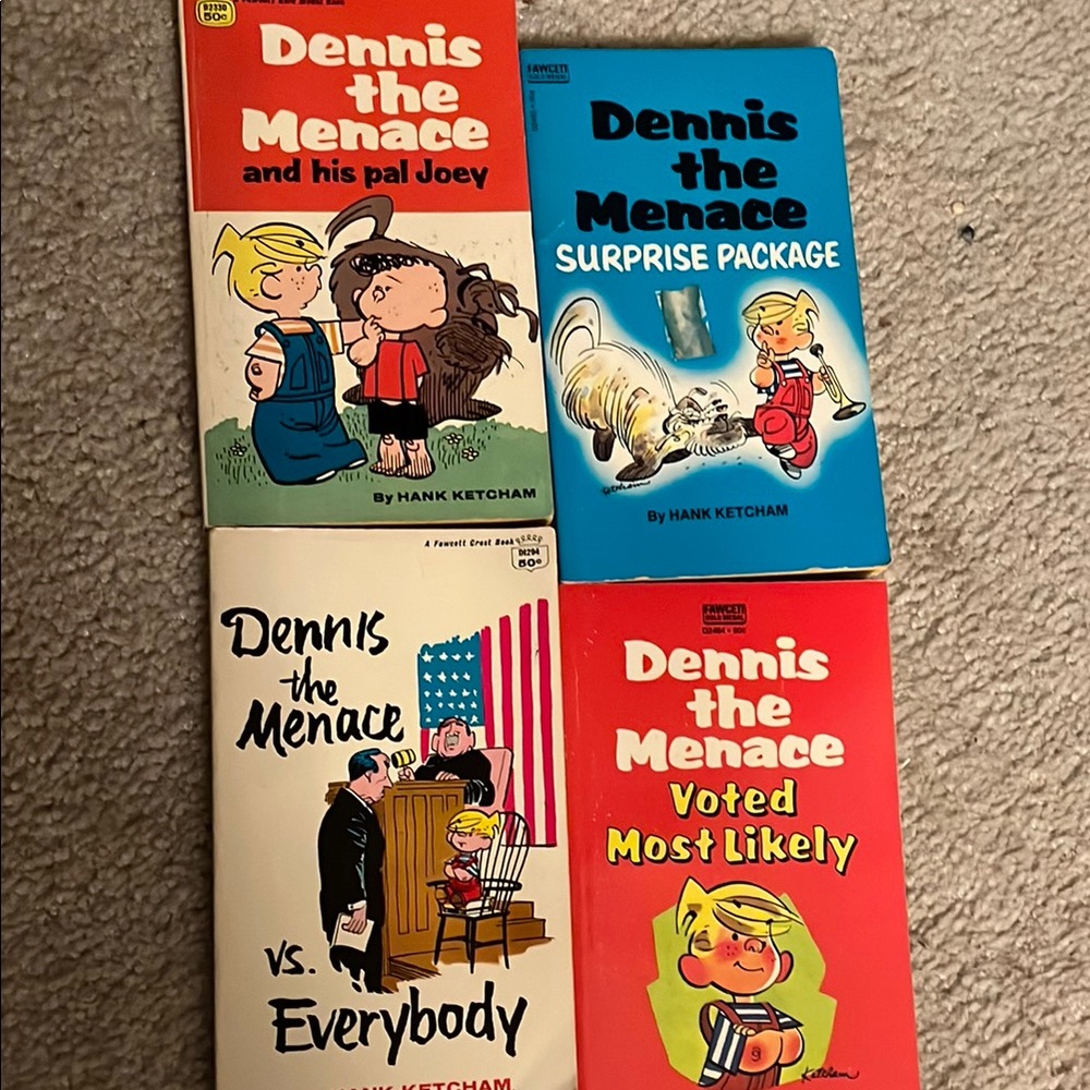 4 Dennis’s the Menace books